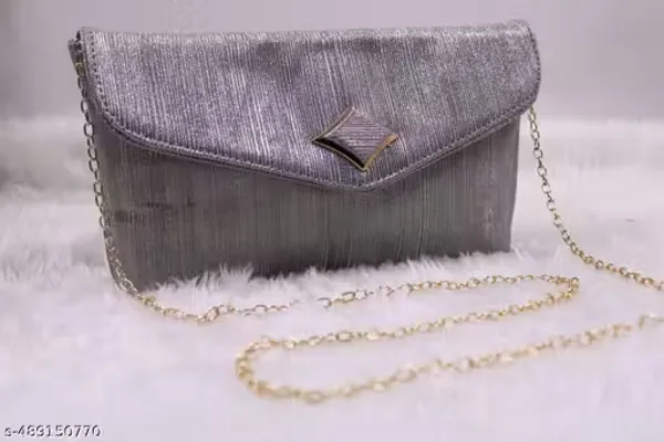 Grey_Synthetic_Pu_Sling_Bag_For_Women