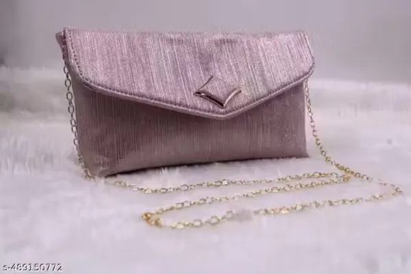 Pink_Synthetic_Pu_Sling_Bag_For_Women
