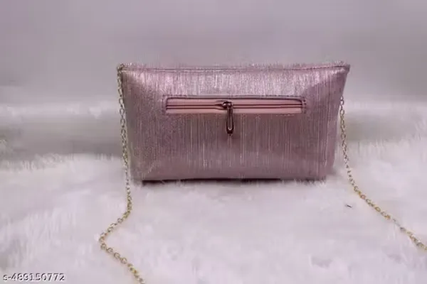 Pink_Synthetic_Pu_Sling_Bag_For_Women