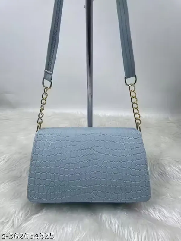 Blue_Synthetic_Pu_Sling_Bag_For_Women
