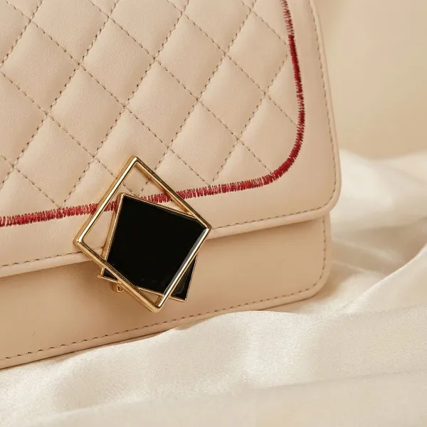 Cream_Synthetic_Pu_Sling_Bag_For_Women