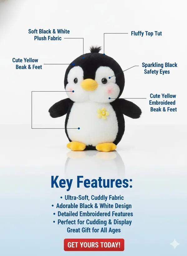 Black_And_White_Polyester_Penguin_Plush_Toy_For_Kids_(_25_Cm_)