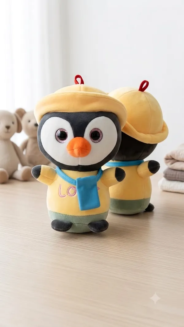 Cute_Penguin_Plush_Toy_with_Hat_&_Scarf_–_Soft_Stuffed_Animal_Doll_for_Kids_&_Gift