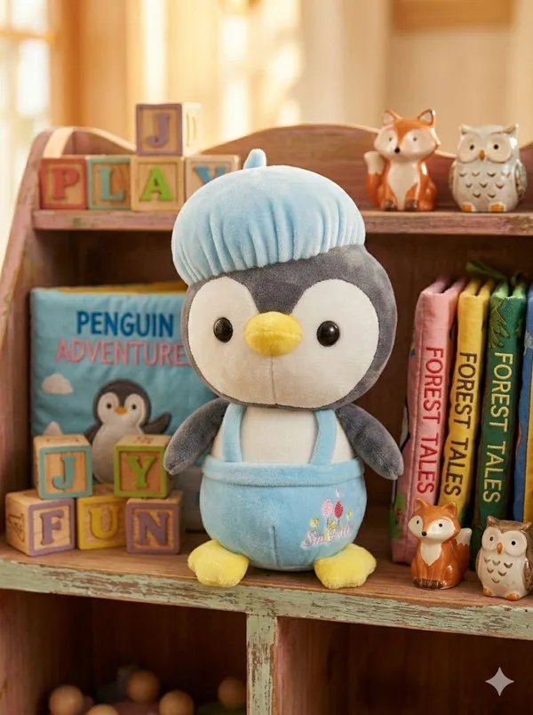 Cute_Plush_Penguin_Doll_â€“_Soft_Stuffed_Toy_with_Hat_&_Overalls