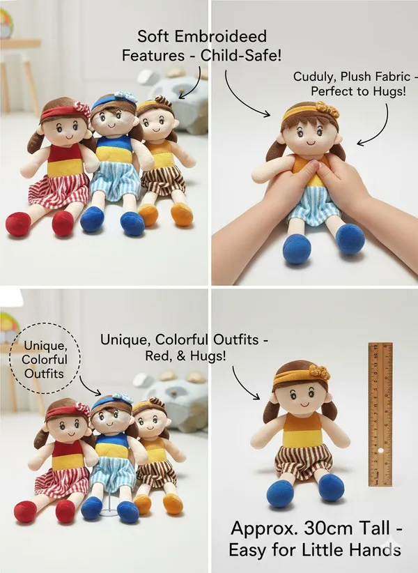 Multicolor_Polyester_Rag_Doll_Plush_Toy_For_Kids_(_30_Cm_)_-_Pack_of_1