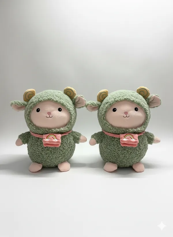 Green_Polyester_Sheep_Plush_Toy_For_Kids_(_30_Cm_)__Pack_of_2
