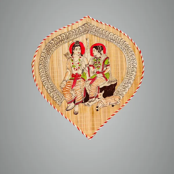 Brown_Bamboo_Hand_Crafted_Leaf_Design_Wall_Hangings_Of_Shri_Ram_Ji_With_Janaki_Ji_For_Home_Decor_Bamboo_Art_For_Wall_Decor