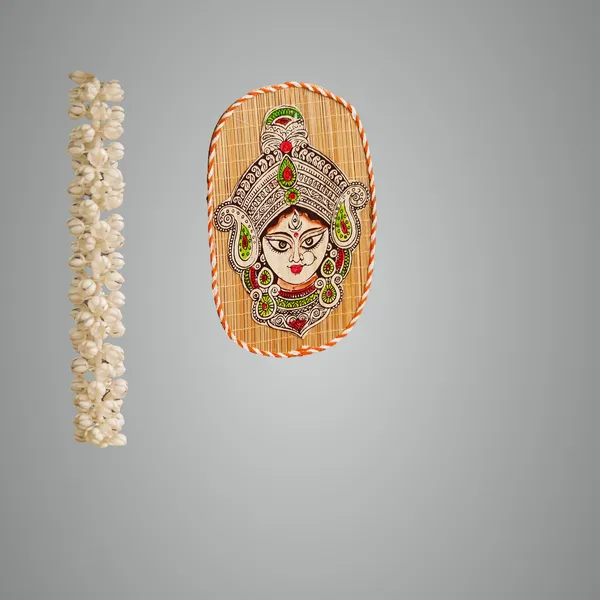 Brown_Oval_Shaped_Design_Bamboo_Hand_Crafted_Wall_Hangings_Durga_Ji_For_Home_Decor_Bamboo_Art_For_Wall_Decor