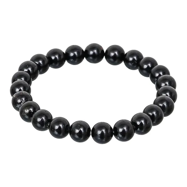Black_Black_Obsidian_Bracelet_For_Women_Men'S_Gifts_Protection_Healing_Crystal_Bracelet_8Mm_Gemstone_Beaded_Adjustable