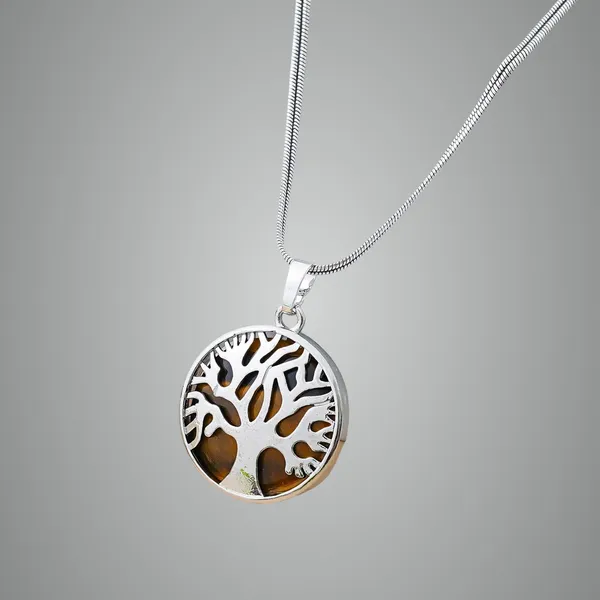 Brown_&_Gold_Crystal_Tree_Of_Life_Pendant_Simple_White_Crystal_Mineral_Jewellery_For_Men_Women_Pendulum_Necklace_Family_Tree_Necklace_Tree_Of_Life_Gemstone_Tiger_Eye