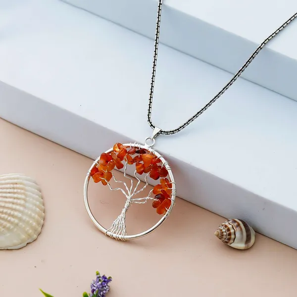 Orange_&_Red_Carnelian_Pendant_Tree_Of_Life_Crystal_Stone_Pendant_Locket_With_Metal_Chain_For_Healing_Crystal_Healing_Gemstone_Size_3540_Mm_Carnelian