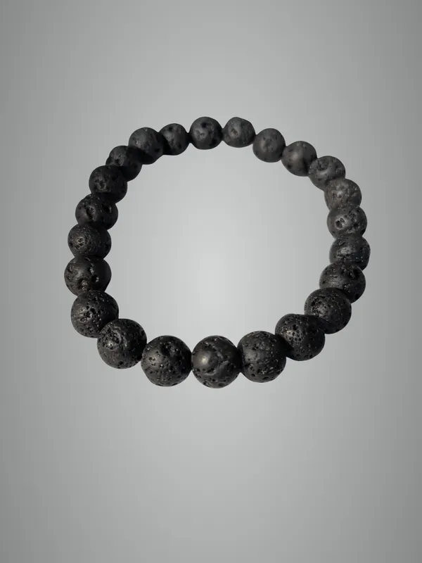 Black_Lava_Bracelet_For_Women_Men'S_Gifts_Protection_Healing_Crystal_Bracelet_8Mm_Gemstone_Beaded_Adjustable