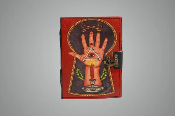 Red_Leather_&_Paper_Diary_For_Unisex