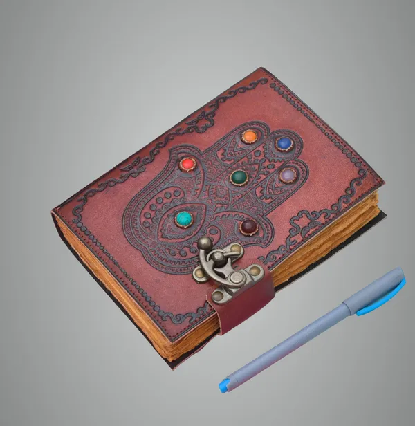 Maroon_Leather_&_Paper_Diary_For_Unisex