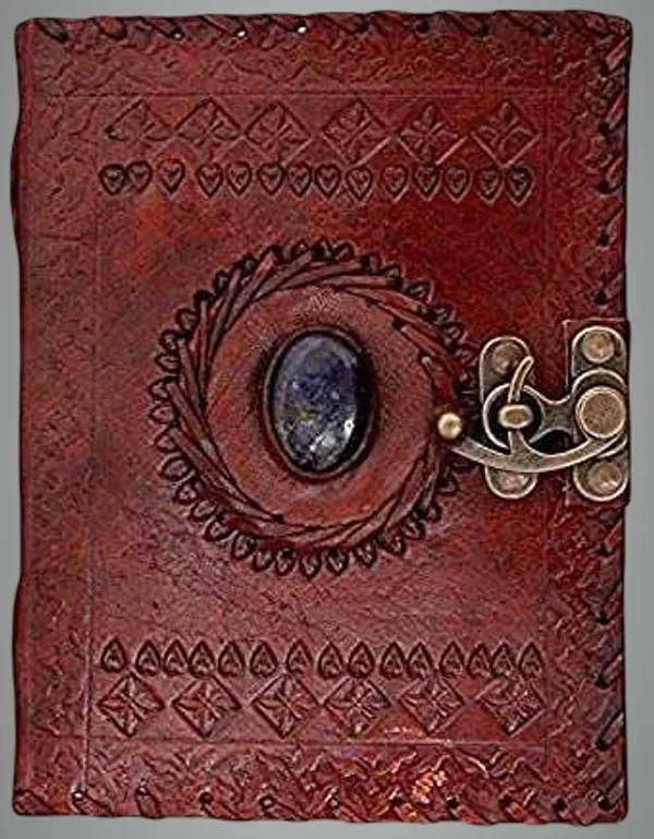 Maroon_Leather_&_Paper_Diary_For_Unisex