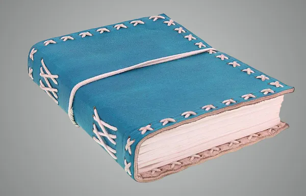 Sea_Blue_Leather_&_Paper_Diary_For_Unisex