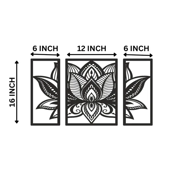 Black_Mdf_Premium_Engineered_Wood_Wall_Art