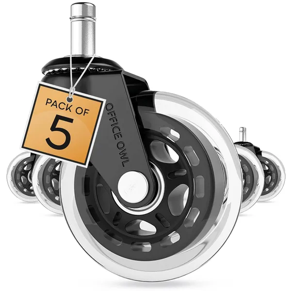 Black_Office_Chair_Wheels_Set_For_Smooth_Movement_(Set_Of_5)