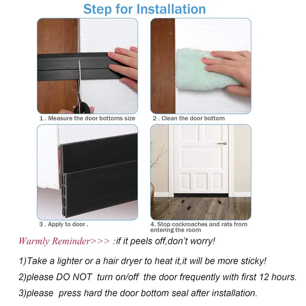 Door_Weather_Stripping_Rubber_Silicon_Under_Door_Bottom_Seal_Blocker_The_Light,Wind,Water,Odors,Dusty,39.5''_L_X_2''_W,Black