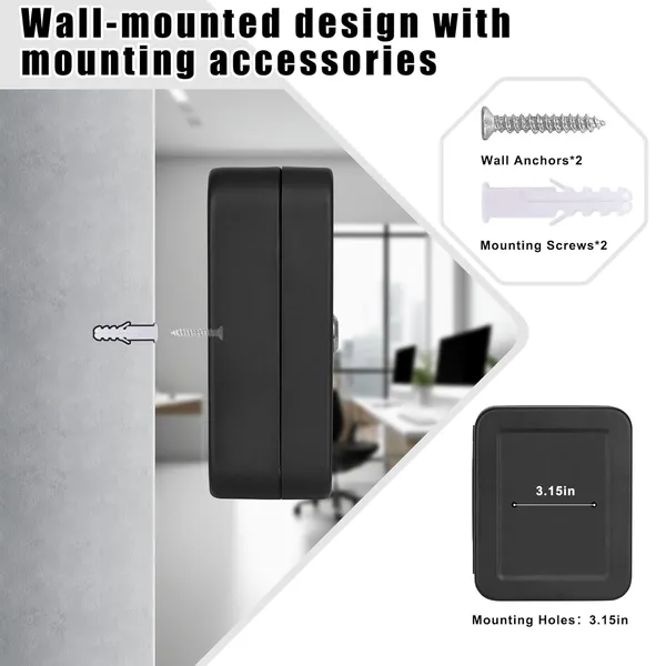 Black_Wall_Mounted_Metal_Key_Cabinet_Organiser