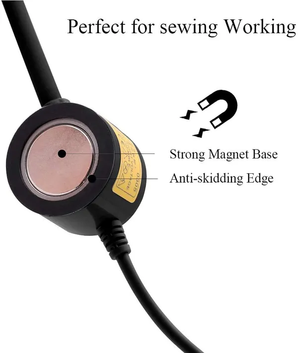 Product_Summary:_Betlex_10W_Sewing_Machine_Light_30_LED's,_Lamp_with_Flexible_Gooseneck_Magnetic_Mounting_Base_Working_Lamp_for_Home_Study_Night_Work,_Workbench_Lathe_Drill_Presses_3D_Printer–Blue_Color-1_pcs