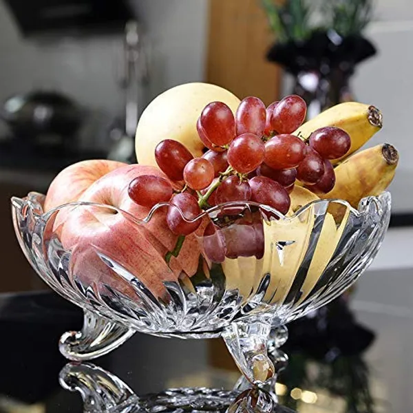 Betlex_Fruit_Bowl_Dining_Table_Glass_Serving_&_Dinnerware,_Crystal_Touch_Designer_(Transparent)_-_500_Ml