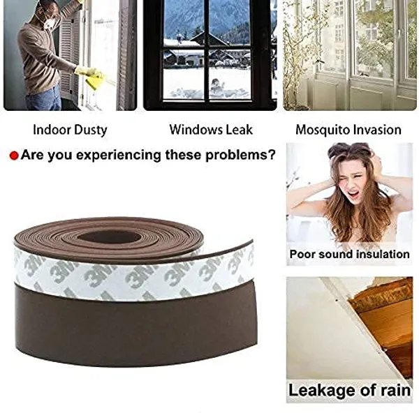 White_Self_Adhesive_Silicone_Door_Sealing_Strip_For_Gaps