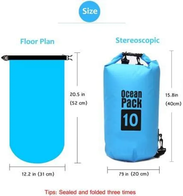 Betlex_10_Liter_Heavy-Duty_PVC_Water_Proof_Ocean_Pack_Dry_Bag_for_Boating-_Rafting_-_Swimming_-_Camping_-Tracking_-Multi-Color