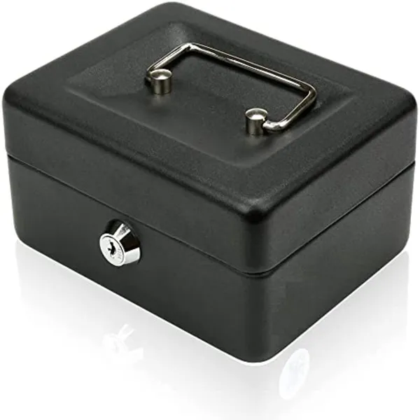 Betlex_|_Small_Cash_Box_|_Cash_safe_box_with_Key_Lock_and_Coin_Try_|_Portable_|_6"_Petty_Cash_box_|_Metal_Money_Safe_Box_|_Multi_Color_|