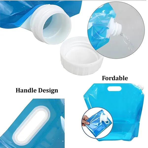 Betlex_Portable_Collapsible_Emergency_Water_Storage_|_Foldable_Water_Bag_|_Tank_Water_Carrier_Lifting_Bag_Camping_Hiking_Survival_Kit_Tool,_Plastic-_Multi-Color_(Pack_of_1)_(5_Liter_Multi-Color)