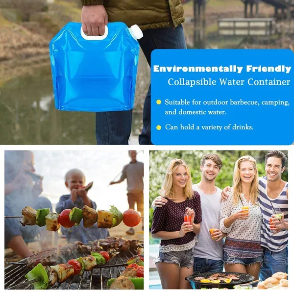 Betlex_Portable_Collapsible_Emergency_Water_Storage_|_Foldable_Water_Bag_|_Tank_Water_Carrier_Lifting_Bag_Camping_Hiking_Survival_Kit_Tool,_Plastic-_Multi-Color_(Pack_of_1)_(5_Liter_Multi-Color)