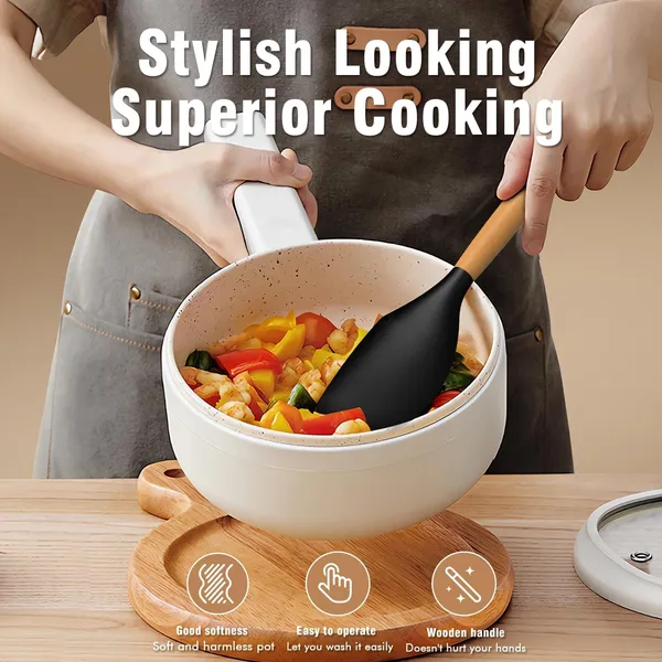 Black_And_Brown_Silicone_Kitchen_Utensil_Set_For_Cooking_Baking