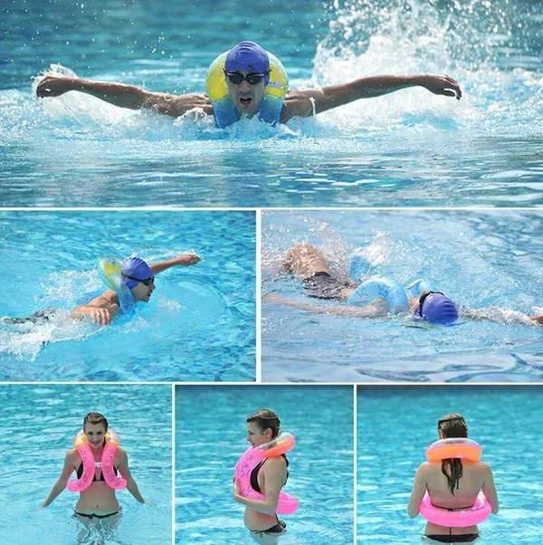 Keetoz_Inflatable_Swimming_Arm_Ring_for_Adults_and_Children_|_Delux_Swim_Vest_|_Swim_Training_Life_Jacket_|_Multi_Color_|_L_|_Size