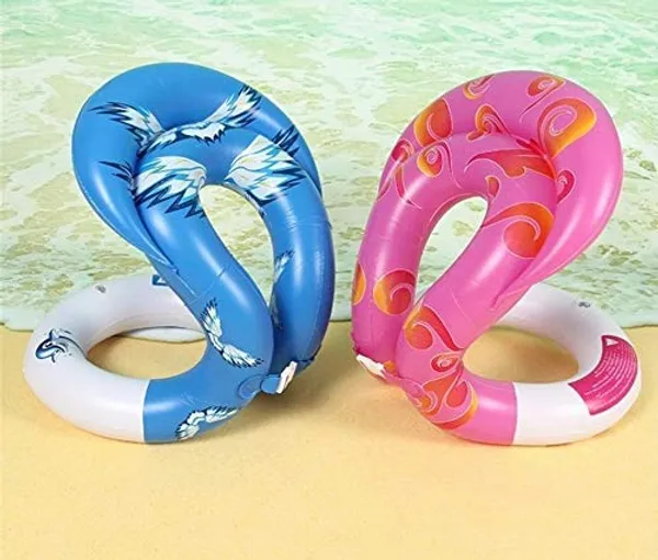 Keetoz_Inflatable_Swimming_Arm_Ring_for_Adults_and_Children_|_Delux_Swim_Vest_|_Swim_Training_Life_Jacket_|_Multi_Color_|_L_|_Size