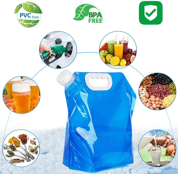 Blue_10_Litre_Collapsible_Water_Container_For_Camping_(Set_Of_4)