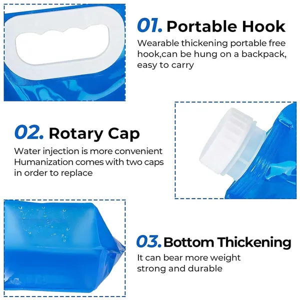 Blue_10_Litre_Collapsible_Water_Container_For_Camping_(Set_Of_4)