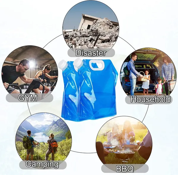 Blue_10_Litre_Collapsible_Water_Container_For_Camping_(Set_Of_4)