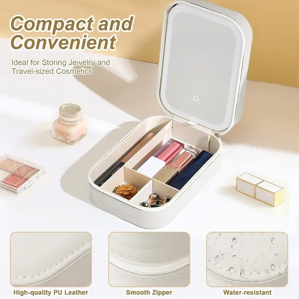 White_Travel_Led_Makeup_Mirror_Case_With_3_Light_Modes