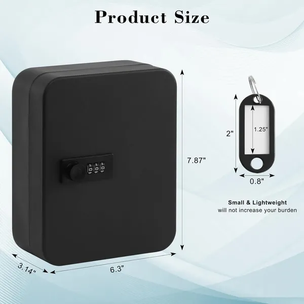 Black_Metal_Key_Cabinet_With_Combination_Lock