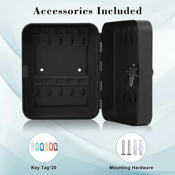 Black_Metal_Key_Cabinet_With_Combination_Lock