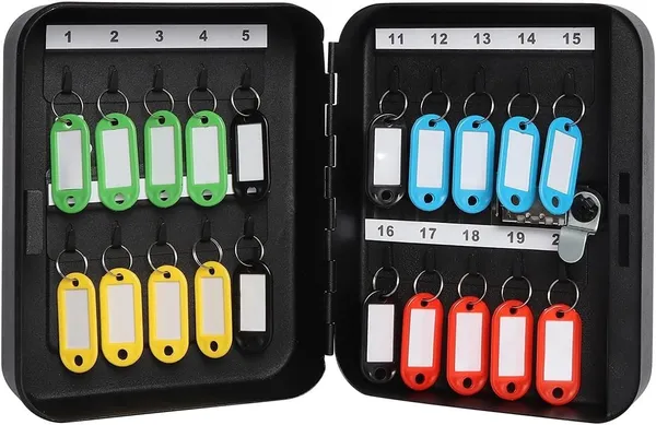 Black_Metal_Key_Cabinet_With_Combination_Lock