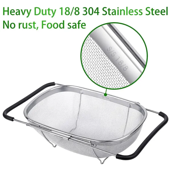 Silver_Stainless_Steel_Mesh_Colander_For_Kitchen_Washing
