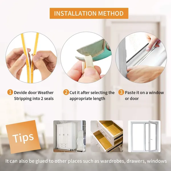 White_Door_Weather_Strip_Draught_Excluder_For_Insulation