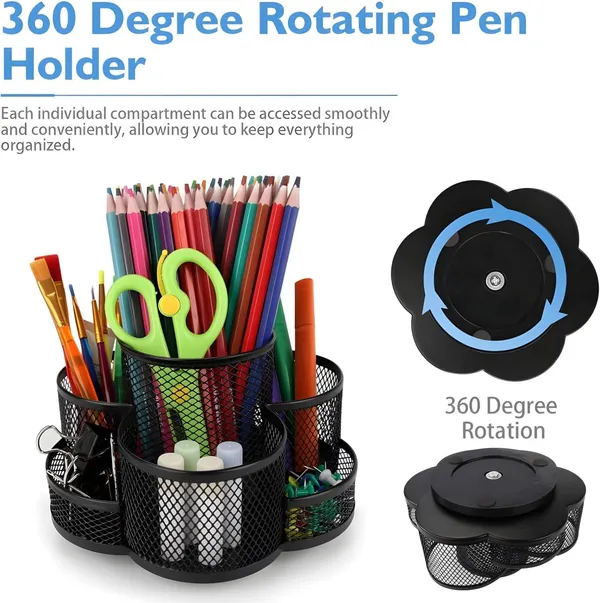 Black_360_Rotating_Desk_Organiser_With_Multiple_Compartments