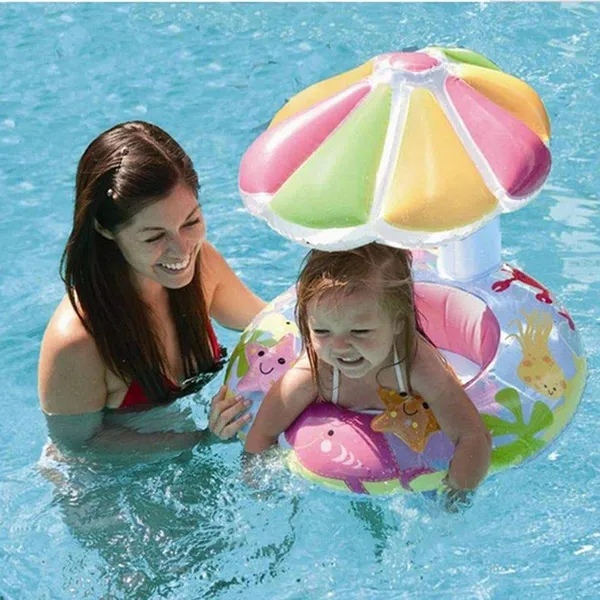 Multicolour_Baby_Swimming_Inflatable_Tube_For_Toddlers