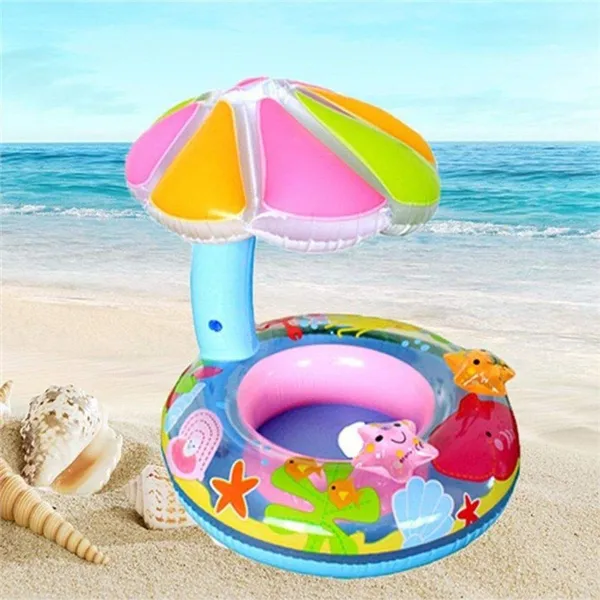 Multicolour_Baby_Swimming_Inflatable_Tube_For_Toddlers