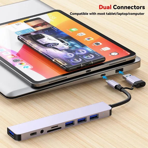 Grey_8_In_1_Usb_C_Hub_Adapter_For_Laptops