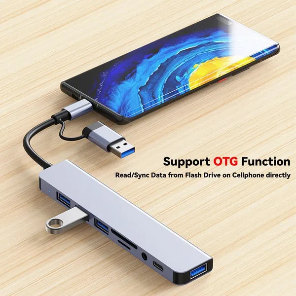 Grey_8_In_1_Usb_C_Hub_Adapter_For_Laptops