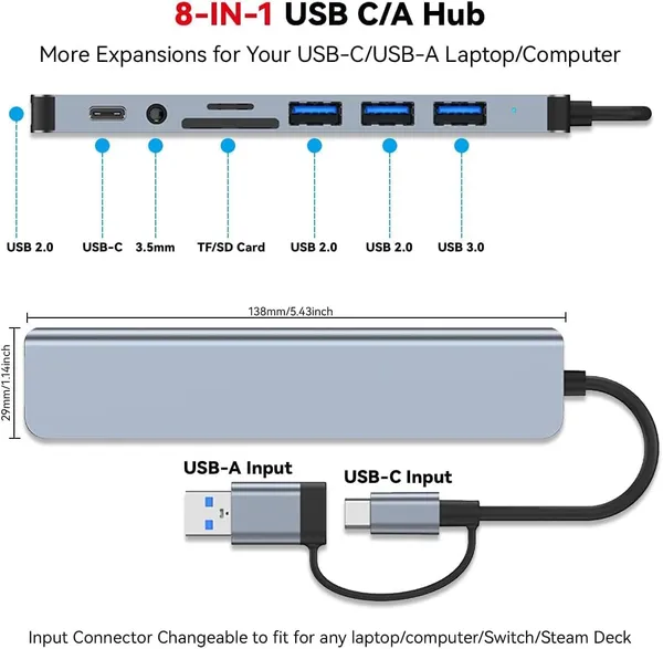 Grey_8_In_1_Usb_C_Hub_Adapter_For_Laptops