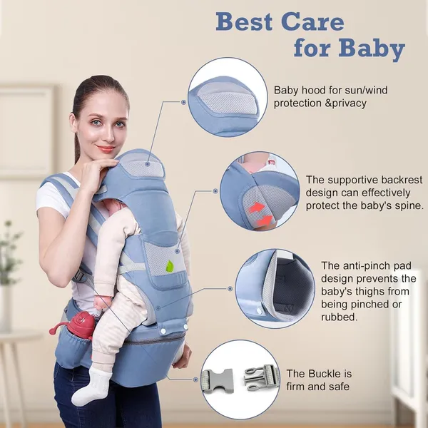 Blue_Ergonomic_Baby_Carrier_With_Hip_Seat